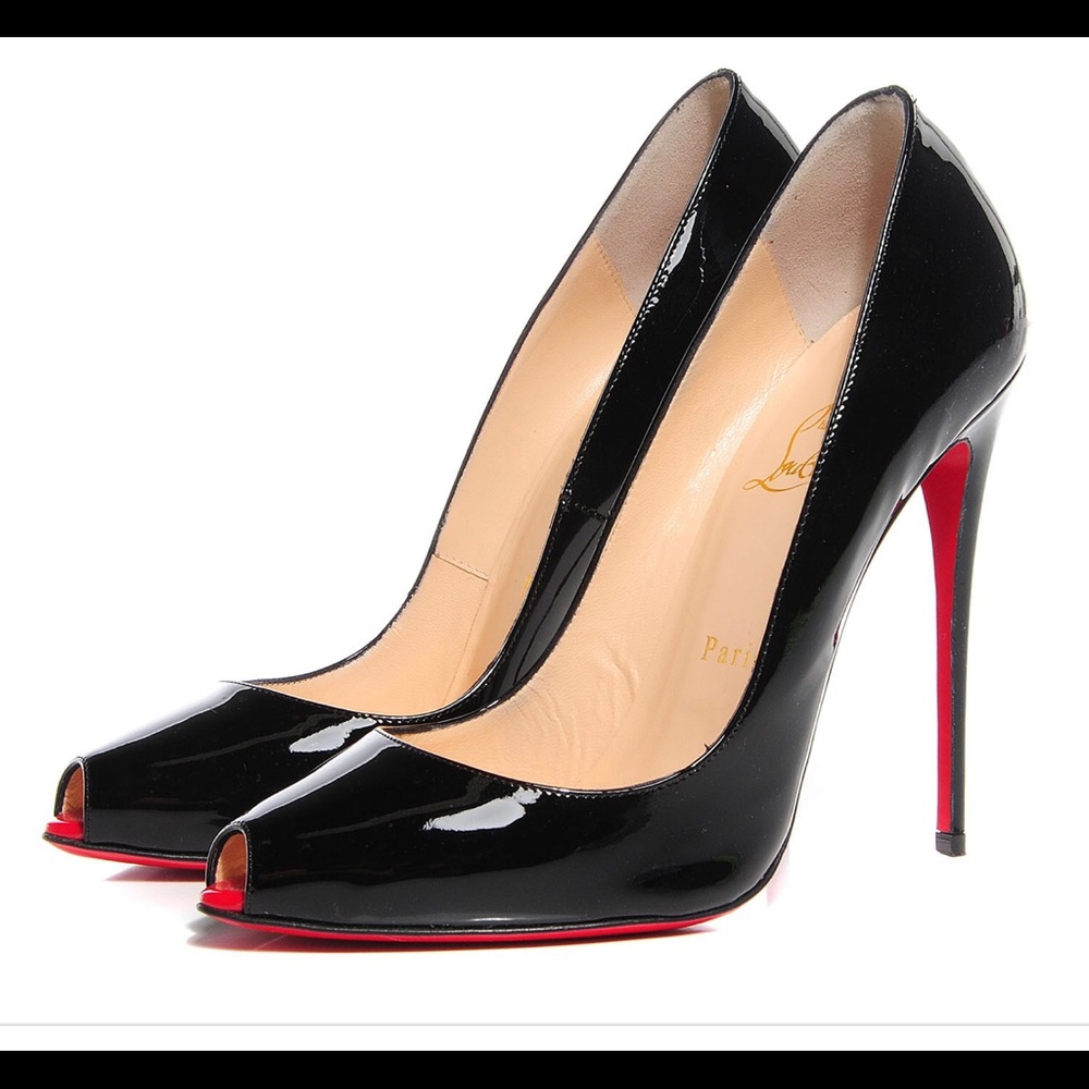 Authentic Christian Louboutin 100 mm heel